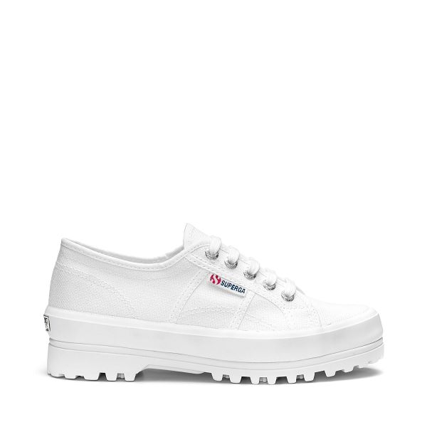 Superga 2555 Alpina White Low Top Sneakers - Men's Sneakers USA | US3615895